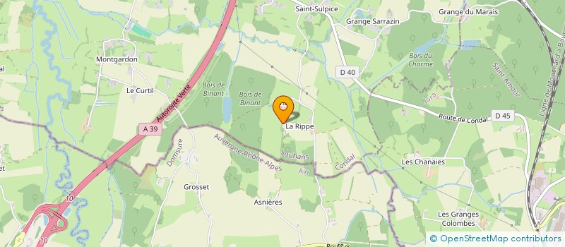 localisation de l'entreprise PACK SERVICE  CUISEAUX