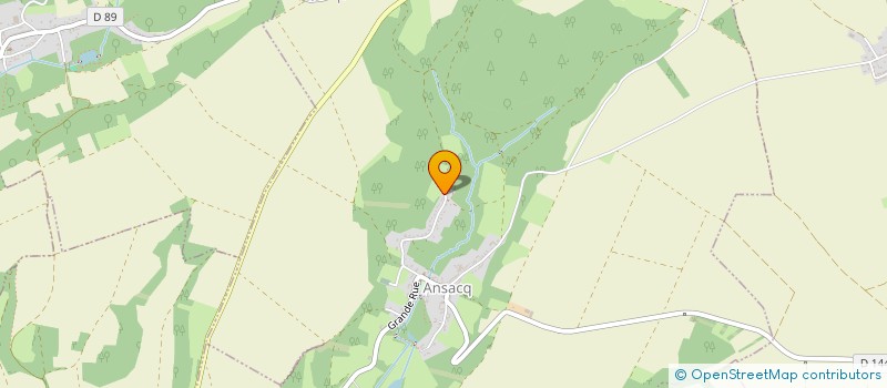 localisation de l'entreprise PACK'SPEED  ANSACQ