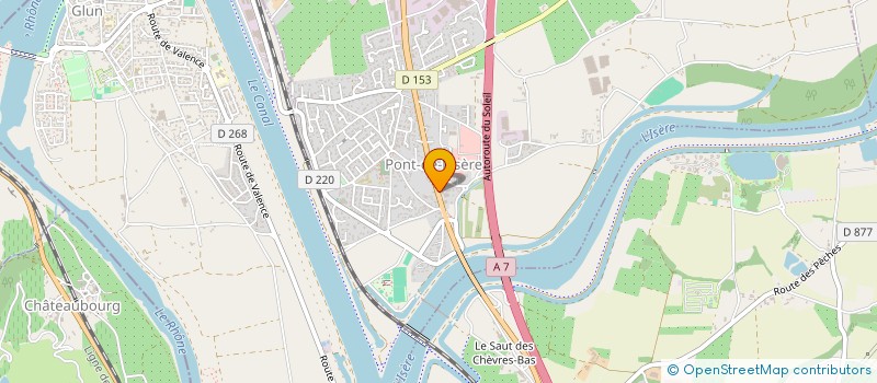 localisation de l'entreprise PACK VERT EMBALLAGE à PONT-DE-L'ISERE