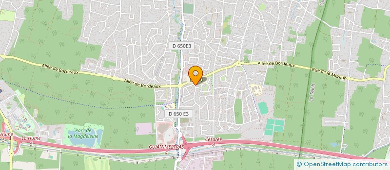 localisation de l'entreprise PACK24 à GUJAN-MESTRAS