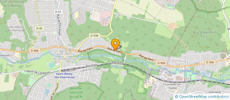 localisation de l'entreprise PACKAGING SIP  SAINT-REMY-LES-CHEVREUSE