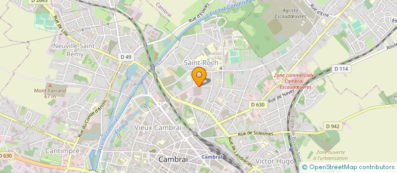 localisation de l'entreprise PACKING CASE à CAMBRAI