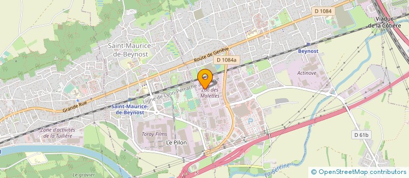 localisation de l'entreprise PACKINOV à BEYNOST