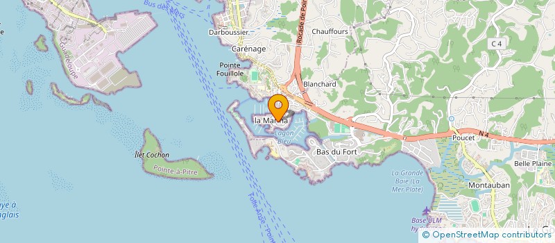 localisation de l'entreprise PACKINVEST  LE GOSIER