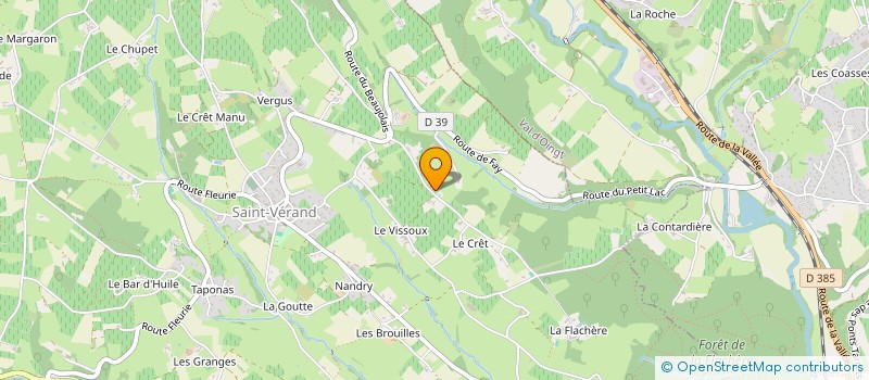 localisation de l'entreprise PACKLIGHT à SAINT-VERAND