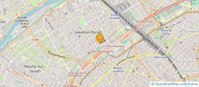 localisation de l'entreprise PACKLOC à LEVALLOIS PERRET