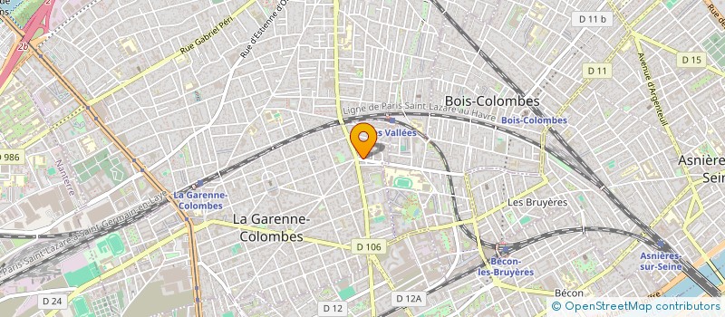 localisation de l'entreprise PACKNEGOCE à LA GARENNE-COLOMBES