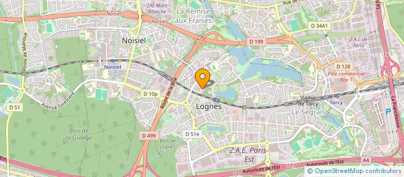 localisation de l'entreprise PACKS & LOGISTICS à LOGNES