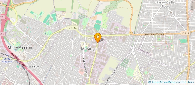 localisation de l'entreprise PACKSTAR à MORANGIS
