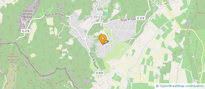 localisation de l'entreprise PACKSUD  SAINT-RESTITUT