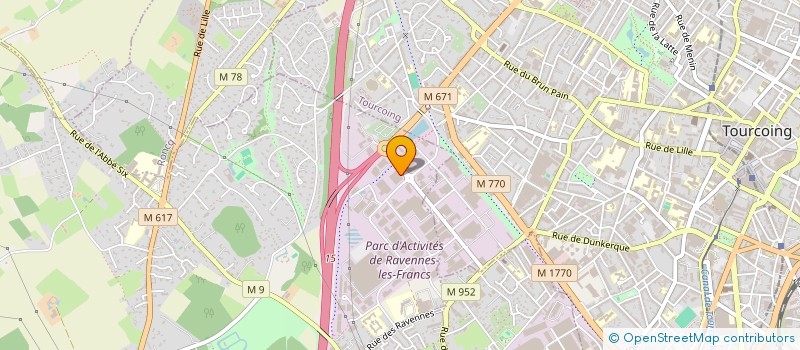 localisation de l'entreprise PACKYARD FR à BONDUES