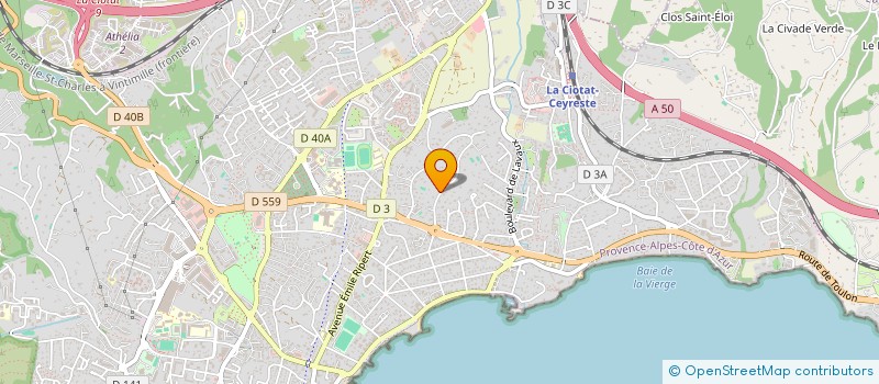localisation de l'entreprise PACLAMALA  LA CIOTAT