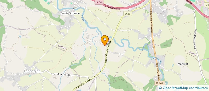 localisation de l'entreprise PACLIS  ORTHEZ