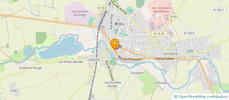 localisation de l'entreprise PACMAN à BROU