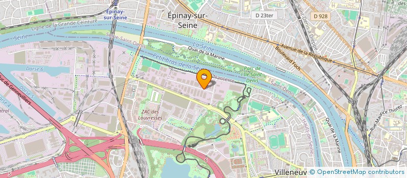 localisation de l'entreprise PACMD2C à VILLENEUVE-LA-GARENNE