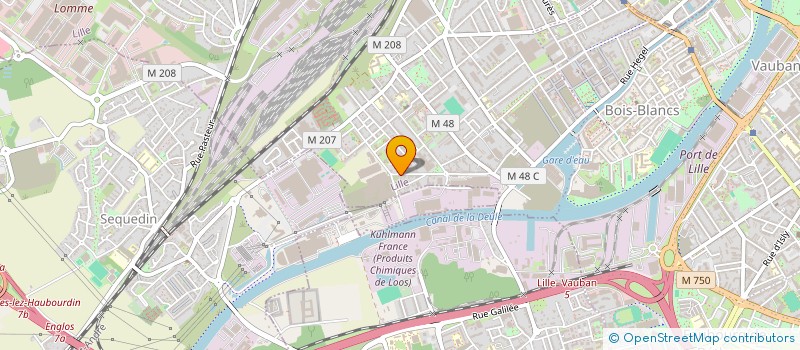 localisation de l'entreprise PACNORD à LILLE