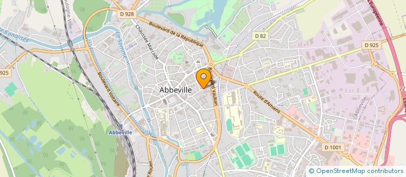 localisation de l'entreprise PACO à ABBEVILLE