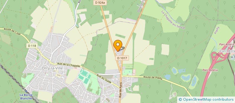 localisation de l'entreprise PACO  LA CHAPELLE-EN-SERVAL