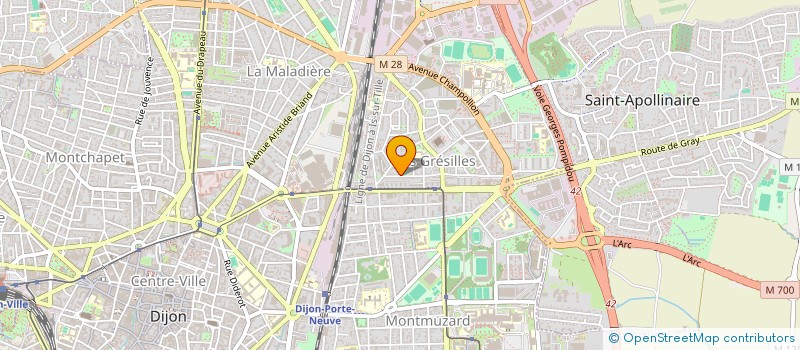localisation de l'entreprise PACO à DIJON