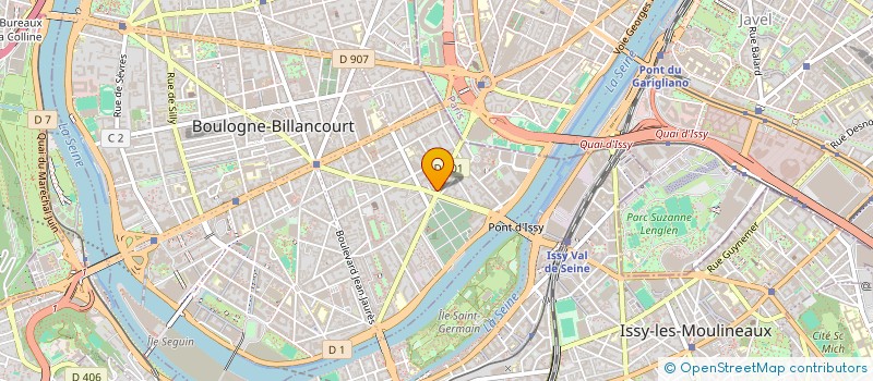 localisation de l'entreprise PACO à BOULOGNE-BILLANCOURT