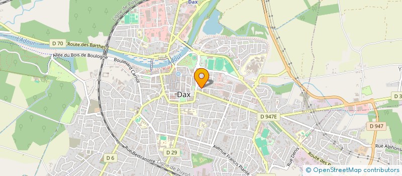 localisation de l'entreprise PACO à DAX