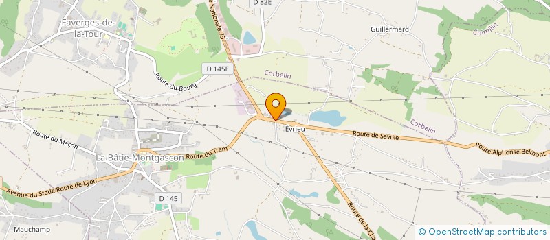 localisation de l'entreprise PACO  LA BATIE-MONTGASCON