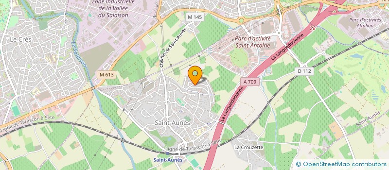 localisation de l'entreprise PACO  SAINT-AUNES