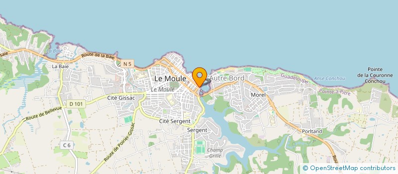 localisation de l'entreprise PACO ASSURANCES à LE MOULE