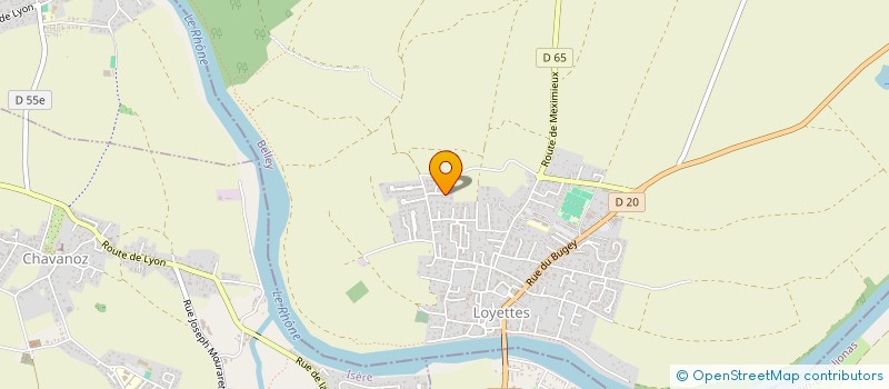 localisation de l'entreprise PACO ELEC à LOYETTES