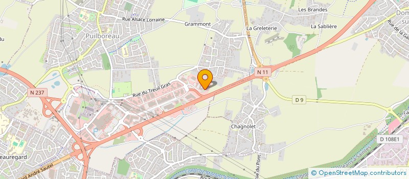 localisation de l'entreprise PACO INVEST  PUILBOREAU