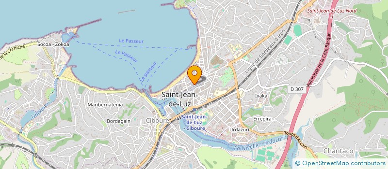 localisation de l'entreprise PACO'M LES AUTRES  SAINT-JEAN-DE-LUZ