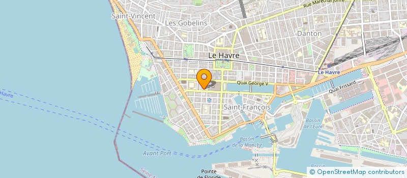 localisation de l'entreprise PACO PRIMEURS  LE HAVRE