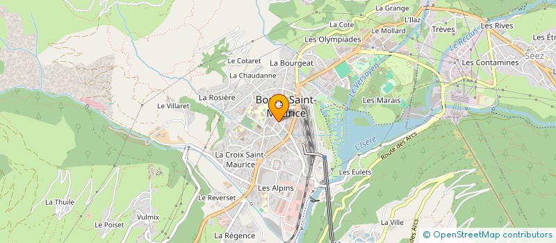 localisation de l'entreprise PACO SPORTS à BOURG-SAINT-MAURICE