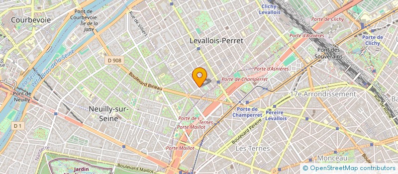 localisation de l'entreprise PACOBEL à LEVALLOIS PERRET
