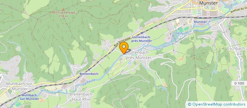 localisation de l'entreprise PACOCHAR  GUNSBACH