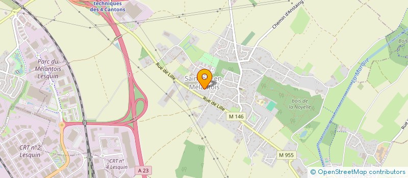 localisation de l'entreprise PACOD à SAINGHIN-EN-MELANTOIS