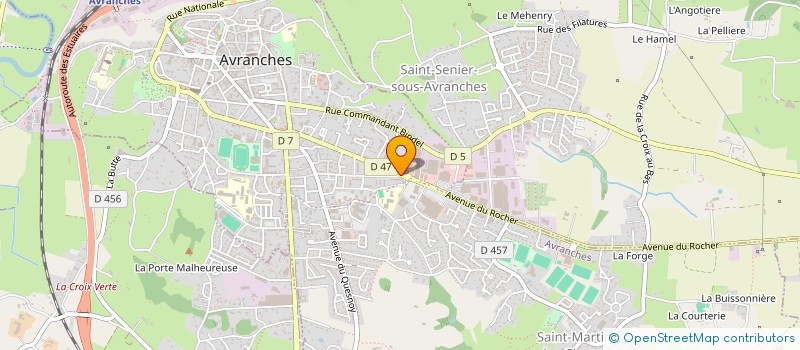 localisation de l'entreprise PACOMALO à AVRANCHES