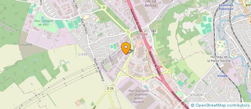 localisation de l'entreprise PACOMECA à LISSES