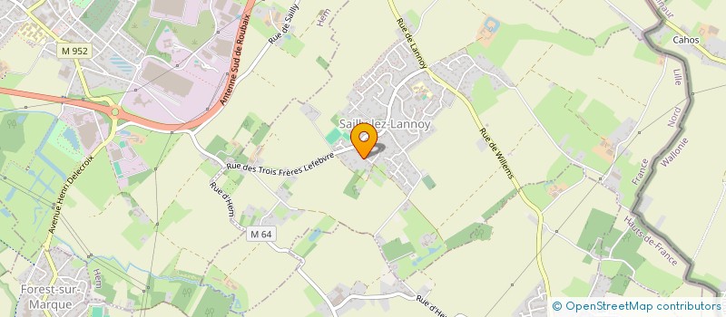 localisation de l'entreprise PACOMYN  SAILLY-LEZ-LANNOY