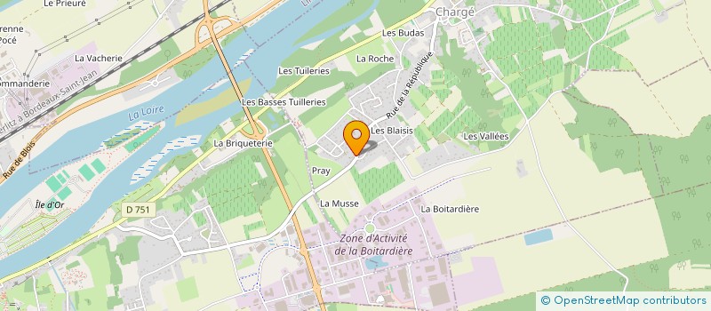 localisation de l'entreprise PACONET37  CHARGE