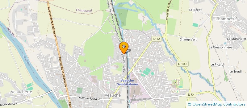 localisation de l'entreprise PACORET & PARTENAIRES  VEAUCHE