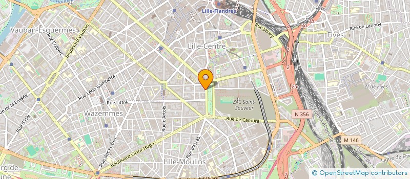 localisation de l'entreprise PACORITA  LILLE