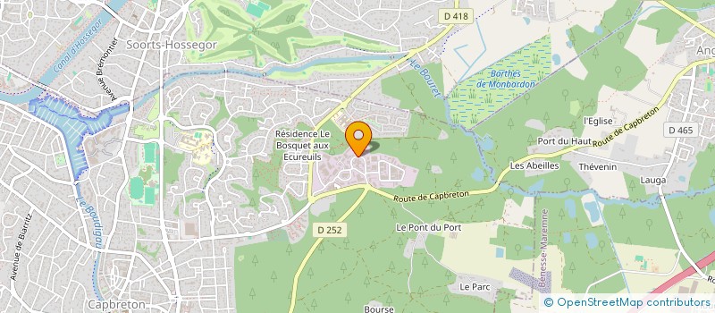localisation de l'entreprise PACOTOCHA à CAPBRETON