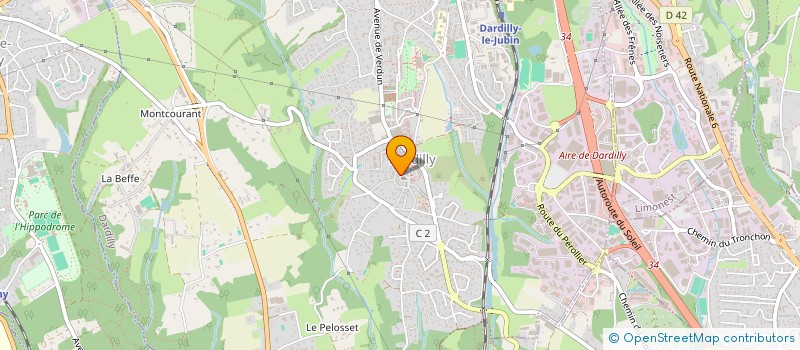 localisation de l'entreprise PACOTT  DARDILLY