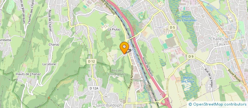 localisation de l'entreprise PACOUD ASSOCIATES  AIX-LES-BAINS