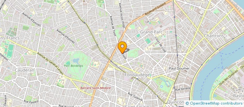 localisation de l'entreprise PACOVA  BORDEAUX