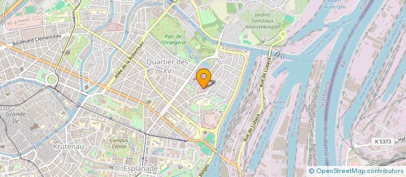 localisation de l'entreprise PACQUELET IMMOBILIER à STRASBOURG
