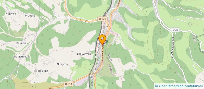 localisation de l'entreprise PACQUET  CAHORS