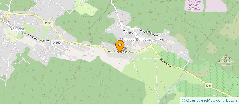 localisation de l'entreprise PACREAU-FARGEOT  REGUSSE