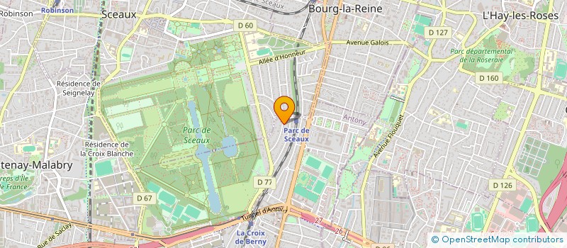 localisation de l'entreprise PACRILA à ANTONY